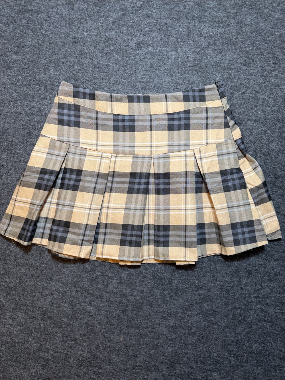 Vintage Y2K Hesperus Coquette Plaid Pleated Mini Skirt XL